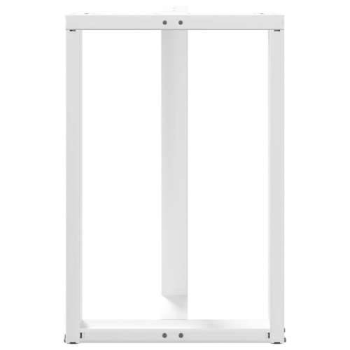 Noge za barski stol T-oblika 2 kom Bijele 60x35x(90-91) cm Čelik - Bijela 60 x 35 x (90-91) cm 1 Cijena