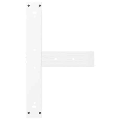 Noge za barski stol T-oblika 2 kom Bijele 60x35x(90-91) cm Čelik - Bijela 60 x 35 x (90-91) cm 1 Cijena