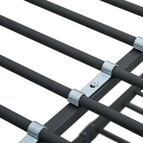 Okvir za krevet na kat crni metalni 140 x 200 / 90 x 200 cm - Crna Ne Cijena