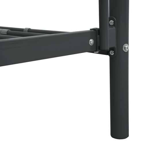 Okvir za krevet na kat crni metalni 140 x 200 / 90 x 200 cm - Crna Ne Cijena