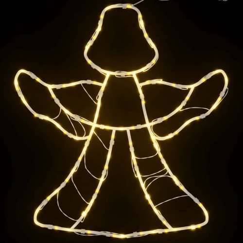 Božićna svjetla silueta anđela 2 kom 50 LED toplo bijelo - 1 angel Cijena