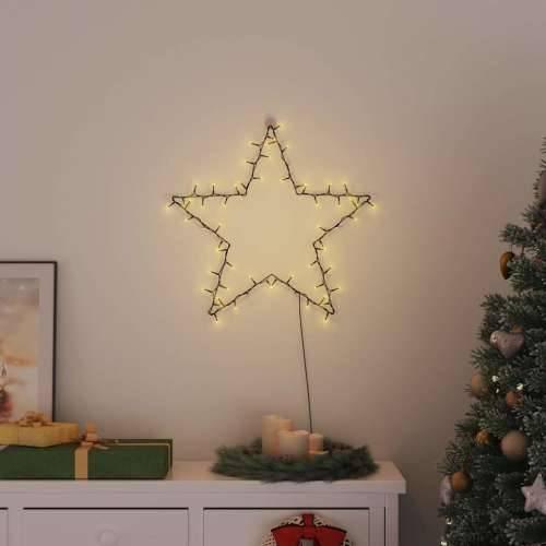 Božićna svjetla silueta zvijezde 80 LED dioda toplo bijela - 60 x 59 cm 1 Cijena