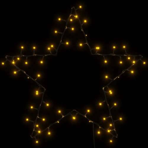 Božićna svjetla silueta zvijezde 80 LED dioda toplo bijela - 60 x 59 cm 1 Cijena