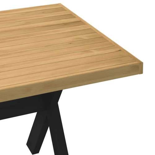 Blagovaonski stol NOAIN Noge u obliku slova X puno drvo bor - 1 180 cm Oblik slova X Cijena