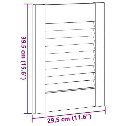 Vrata ormarića Louvred Dizajn 4 kom bijela 39,5x29,5 cm - Bijela 39.5 x 29.5 cm 4 Cijena