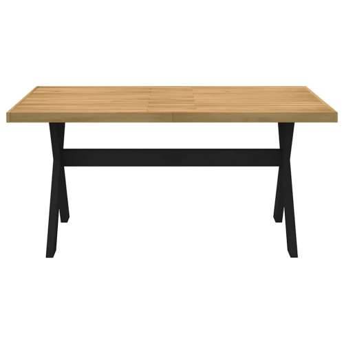 Blagovaonski stol NOAIN Noge u obliku slova X puno drvo bor - 1 160 cm Oblik slova X Cijena