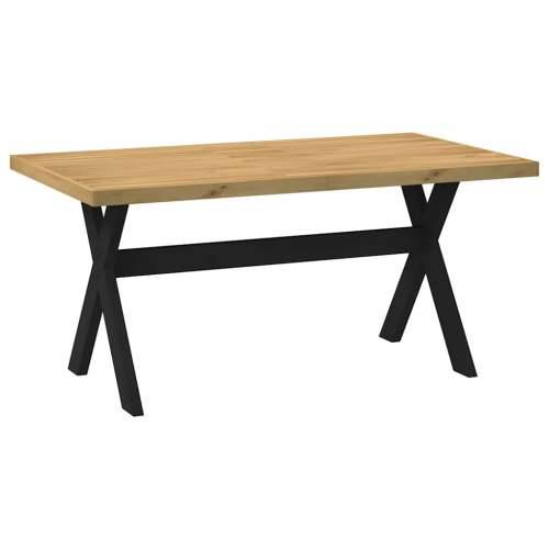 Blagovaonski stol NOAIN Noge u obliku slova X puno drvo bor - 1 160 cm Oblik slova X Cijena