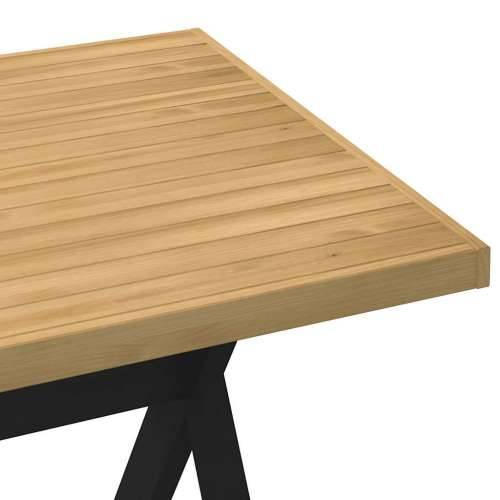 Blagovaonski stol NOAIN Noge u obliku slova X puno drvo bor - 1 160 cm Oblik slova X Cijena