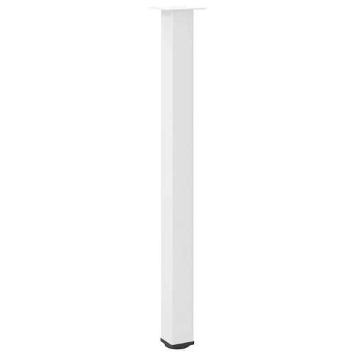 Noge za barski stol 4 kom Bijele 110-112 cm Čelične - Bijela 110-112 cm (80 mm) 1 Cijena