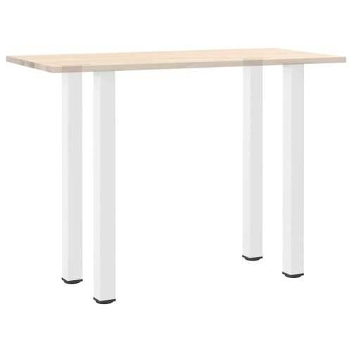 Noge za barski stol 4 kom Bijele 110-112 cm Čelične - Bijela 110-112 cm (80 mm) 1 Cijena