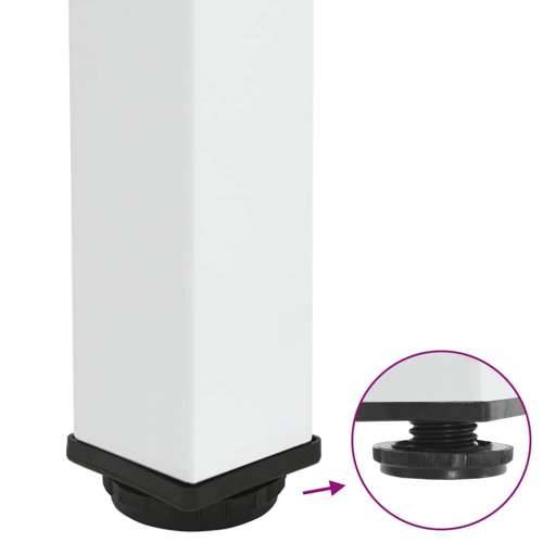 Noge za barski stol 4 kom Bijele 110-112 cm Čelične - Bijela 110-112 cm (80 mm) 1 Cijena