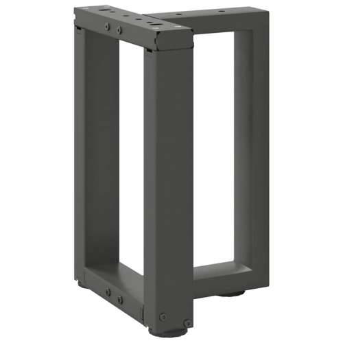 Noge za stolić T-oblika 2 kom antracit 38x25x(42-43) cm čelik - Antracit 38 x 25 x (42-43) cm 1 Cijena