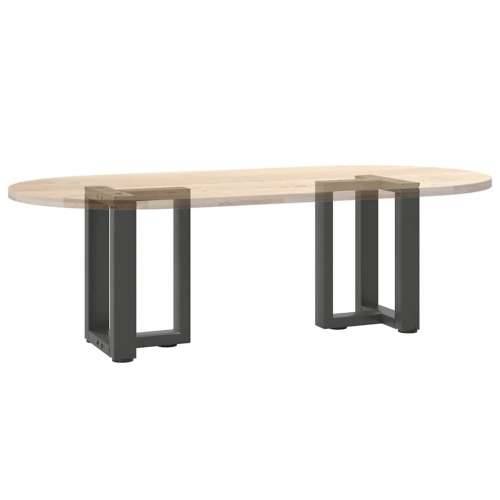 Noge za stolić T-oblika 2 kom antracit 38x25x(42-43) cm čelik - Antracit 38 x 25 x (42-43) cm 1 Cijena