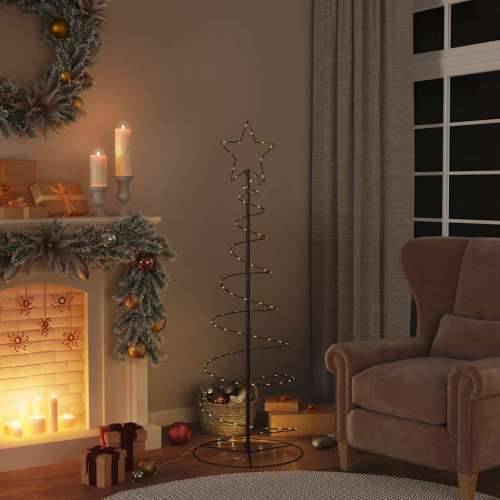 LED božićno drvce 100 LED toplo bijelo 150 cm - Crna 150 cm 1 bez kuglica Cijena