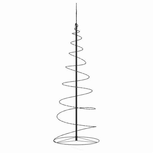 LED božićno drvce 100 LED toplo bijelo 150 cm - Crna 150 cm 1 bez kuglica Cijena