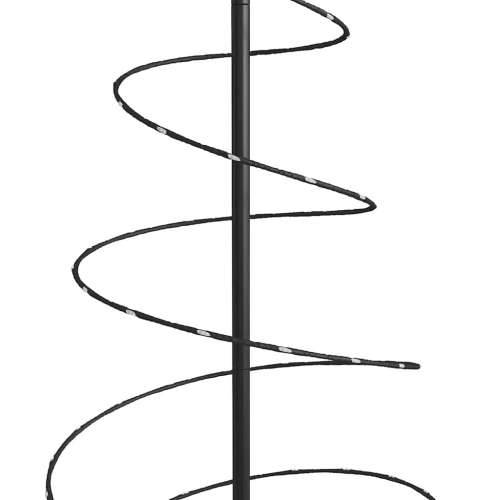 LED božićno drvce 100 LED toplo bijelo 150 cm - Crna 150 cm 1 bez kuglica Cijena
