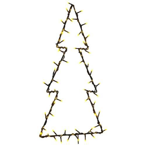 Božićna svjetla silueta božićnog drvca 80 LED toplo bijela - 34 x 60 cm 1 Cijena