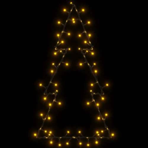Božićna svjetla silueta božićnog drvca 80 LED toplo bijela - 34 x 60 cm 1 Cijena
