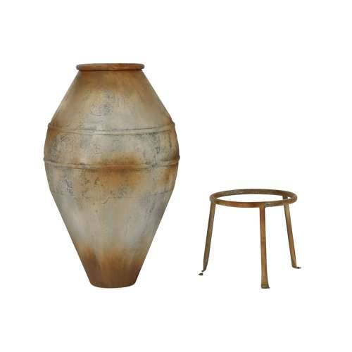 Vrč Home ESPRIT Bež Metal 49 X 49 X 93 cm Cijena