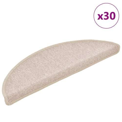 Prostirke za stepenice 30 kom Taupe 56x17x3 cm - Sivo-smeđa 56 x 17 x 3 cm 30 Cijena