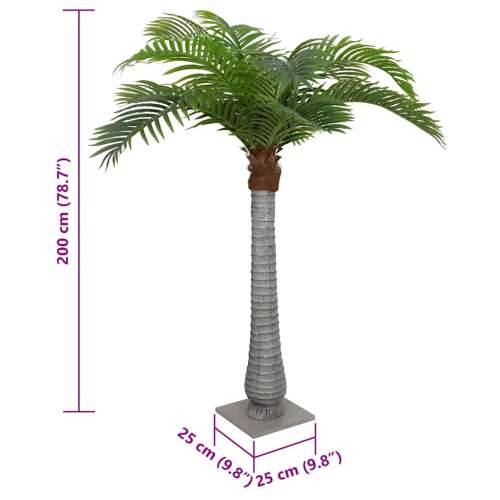 Umjetna palma 15 listova 200 cm zelena - 200 cm 1 Cijena