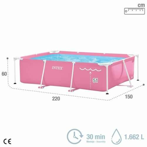 Bazen Uklonjivo Intex 220 x 150 x 60 cm Roza 1662 L Cijena