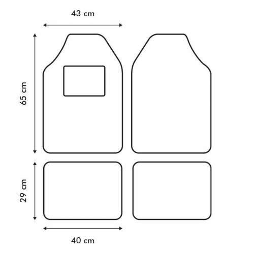 Set podnih prostirki za automobil MOMO MOMLCM4ITBK Cijena