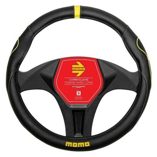 Prekrivač za volan MOMO MOMLSWC014BYS Rumena Crna Ø 36 cm Cijena