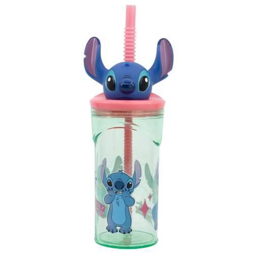 Čašu sa Slamkom Stitch Sweet Plava Lila PVC 360 ml 3D Cijena