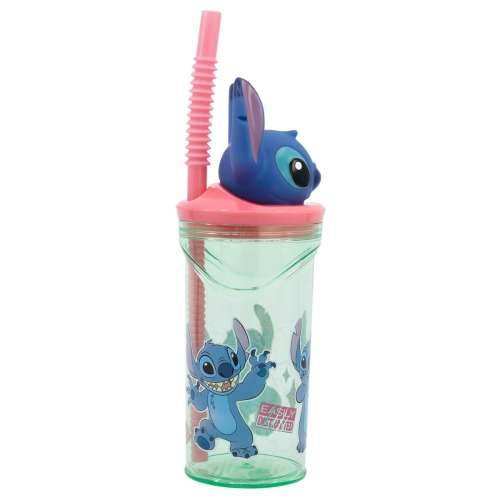 Čašu sa Slamkom Stitch Sweet Plava Lila PVC 360 ml 3D Cijena