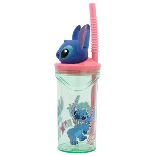 Čašu sa Slamkom Stitch Sweet Plava Lila PVC 360 ml 3D Cijena