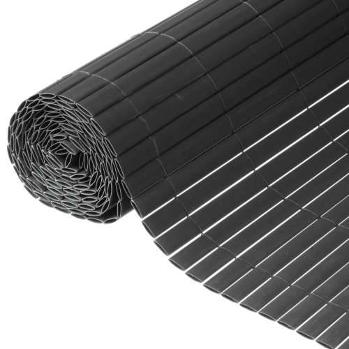 Nature dvostrana vrtna pregrada PVC 1 x 3 m antracit - Antracit 1 x 3 m 1 Cijena
