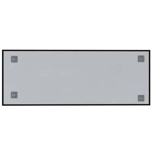 Zidna magnetna ploča crna 80 x 30 cm od kaljenog stakla - Crna 80 x 30 cm Cijena