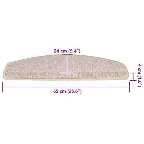 Prostirke za stepenice 30 kom Taupe 65x24x4 cm - Sivo-smeđa 65 x 24 x 4 cm 30 Cijena