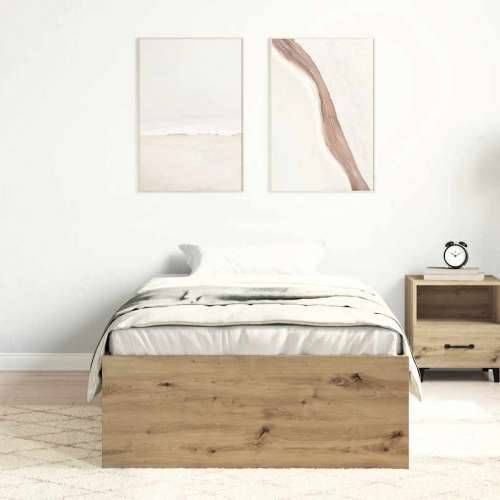 Okvir kreveta bez madraca boja hrasta artisan 100x200 cm - hrast artisan 100 x 200 cm Cijena