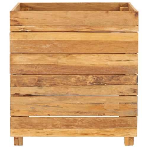 Povišena gredica 50 x 40 x 55 cm reciklirana tikovina i čelik - 50 x 40 x 55 cm 1 Cijena