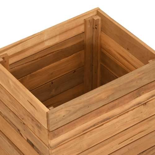 Povišena gredica 50 x 40 x 55 cm reciklirana tikovina i čelik - 50 x 40 x 55 cm 1 Cijena