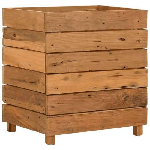 Povišena gredica 50 x 40 x 55 cm reciklirana tikovina i čelik - 50 x 40 x 55 cm 1 Cijena