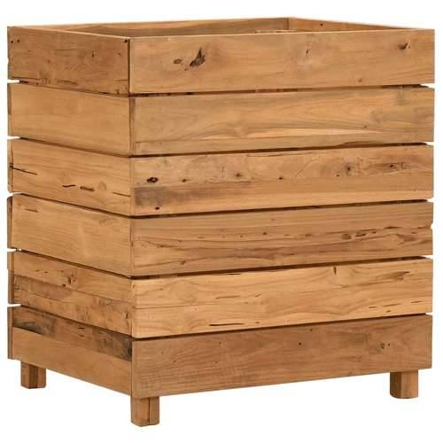 Povišena gredica 50 x 40 x 55 cm reciklirana tikovina i čelik - 50 x 40 x 55 cm 1 Cijena