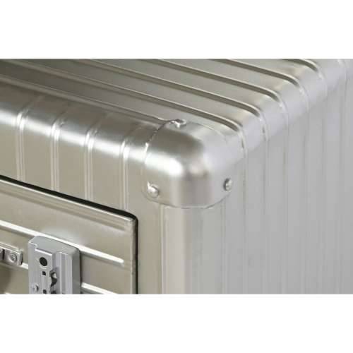 Noćni ormarić Home ESPRIT Srebrna Metal Drvo MDF 46 x 39 x 63 cm Cijena