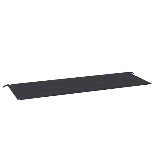 Jastuk za vrtnu klupu crni 150x50x4 cm od tkanine Oxford - Crna 150 x 50 x 3 cm 1 Cijena