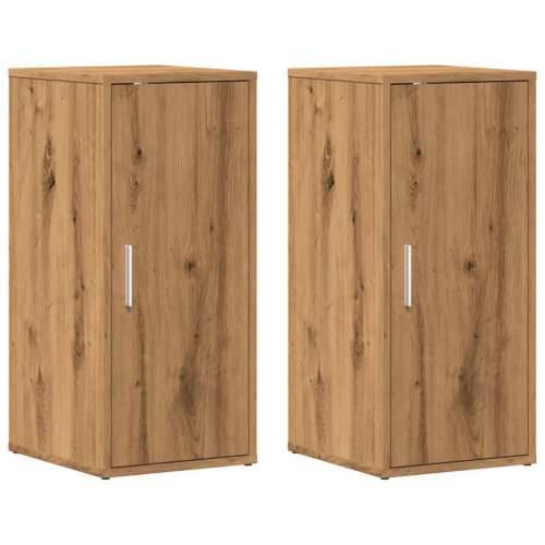 Ormari za cipele 2 kom Artisan hrast 32x35x70 cm - hrast artisan 31.5 x 35 x 70 cm 1 2x shoe cabinet with door Cijena