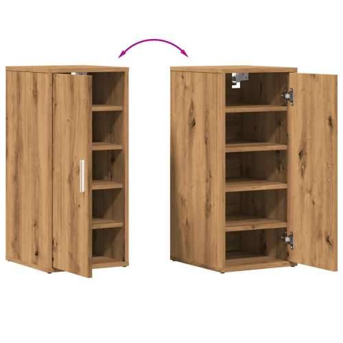 Ormari za cipele 2 kom Artisan hrast 32x35x70 cm - hrast artisan 31.5 x 35 x 70 cm 1 2x shoe cabinet with door Cijena