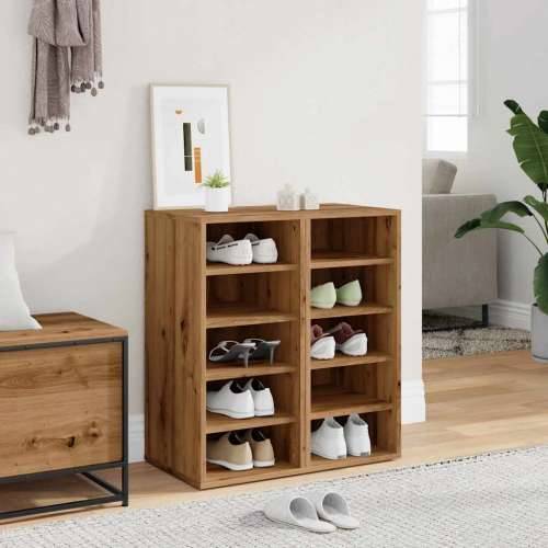 Ormari za cipele 2 kom Artisan hrast 32x35x70 cm - hrast artisan 31.5 x 35 x 70 cm 1 2x shoe cabinet without door Cijena