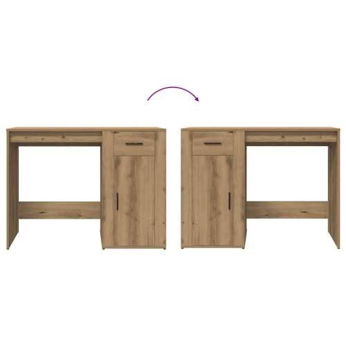 Stol Artisan hrast 100x49x75 cm konstruirano drvo - hrast artisan Cijena