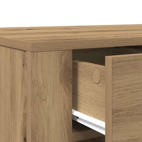 Stol Artisan hrast 100x49x75 cm konstruirano drvo - hrast artisan Cijena