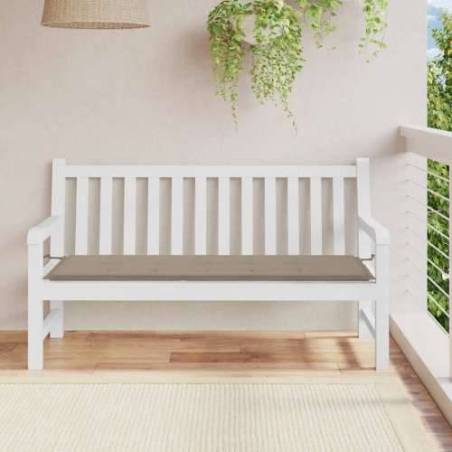 Jastuk za vrtnu klupu smeđesivi 150x50x4 cm tkanina Oxford - Sivo-smeđa 150 x 50 x 3 cm 1 Cijena