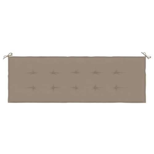 Jastuk za vrtnu klupu smeđesivi 150x50x4 cm tkanina Oxford - Sivo-smeđa 150 x 50 x 3 cm 1 Cijena