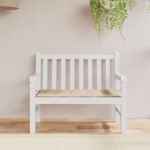 Jastuk za vrtnu klupu bež 120x50x4 cm od tkanine Oxford - Bež 120 x 50 x 3 cm 1 Cijena