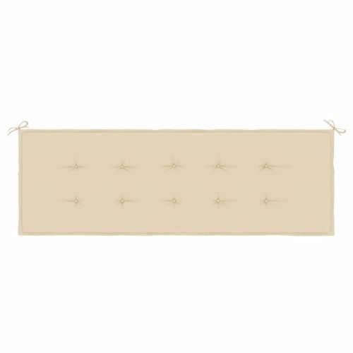 Jastuk za vrtnu klupu bež 150x50x4 cm od tkanine Oxford - Bež 150 x 50 x 3 cm 1 Cijena